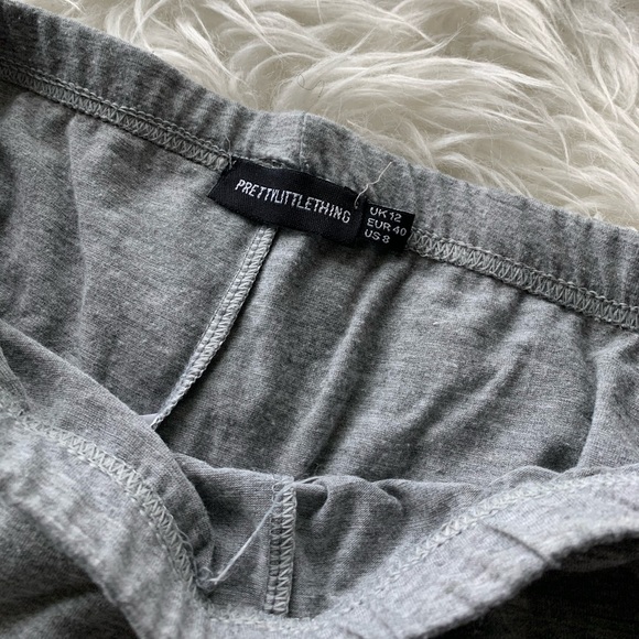 Grey PLT biker shorts - Picture 2 of 2